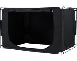 Bedovertrek, Pongee - 3 Deuren - 70% Lichtwerend - Ademend - Geschikt voor Volwassenen