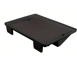 Bedplank - Afneembaar opbergrek naast het bed - Opbergrek naast het slaapkamerbed - Zwart - Kunststof - 32*23.3*5.3cm - Voor Mobiel, Tablet, Oplader, Boeken - Tafeltje voor aan het Bed - Verstelbaar - Plankje voor aan bed - Universeel Bedschap