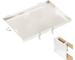 Bedrek Opbergrek - Nachtkastje - Ruimte Besparen - Inklapbaar Ontwerp - 30 x 250 x 30 mm - Wit