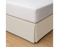 Bedrok - Bedomranding - Slaapkamer Decoratie - Antislip Pasvorm - 80 x 190/200 cm - Ivoor