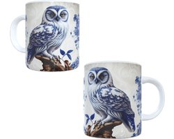 Bedrukte beker - Uil - Owl - Koffie mok - Thee Mug - Geschenk - uilen