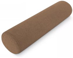 Bedspleet Vuller - Matrasverlenger Kussen - Bed Opvullen - Ademend Linnen Hoes - 10x10x120 cm - Bruin