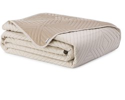 Bedsprei dubbelzijdig ultrasoon quilten 260 x 280 cm crème-beige