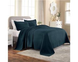 Bedsprei Met Kussenslopen - Deep Sea - Full Size - Zacht En Comfortabel - Compleet Beddengoed Set