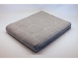 Bedsprei - Motion - grijs - 280 x 270 - 2-persoons