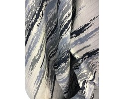 Bedsprei Ocean - Blauw / creme / wit - 180 x 260
