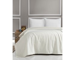 Bedspreiset - Lits-Jumeaux - 260x220/240 + 2 kussenslopen 60x70 - Beddengoed Voor Thuis En Hotel - Patara