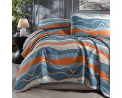 Bedspreiset - Lits-Jumeaux - 260x220/240 + 2 kussenslopen 60x70 - Canyon