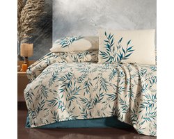 Bedspreiset - Lits-Jumeaux - 260x220/240 + 2 kussenslopen 60x70 - Mint
