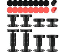 Bedstoppers verstelbaar 30-107 mm - metalen wandbuffer - anti-slip hoofdbord - bescherming voor muren - ShopVlot