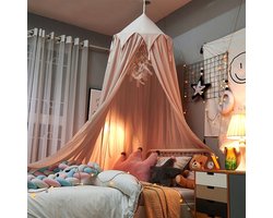 Bedtent - Haardtent - Kanten klamboe - Koepelkwastje - Plafondmontage - Geen gaten nodig