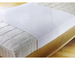 Bedzeil - 90 x 150 cm- matrasoplegger - Matrasbeschermer -met badstof bovenlaag