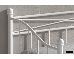 Bedzetel 'Sablo' Wit 90x200 Met Lattenbodem