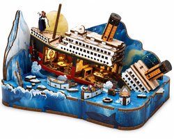 Beehub, Titanic Schipsbreuk met verlichting Houten Modelbouw Creatief & Educatief