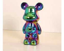Beeld Beer | 18 cm | Heart | Oily | Trendy | Woonaccessoires | Woonaccessoire | Bear | Woon | Wonen | Woninginrichting | Gadget | Mannen | Vrouwen | Tienerkamer | Tiener | Gaaf | Stoer | Eyecatcher | Trendy | Trending | Accessoire | Woondecoratie