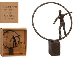 Beeld Sculptuur Balans - Balance - Sculptuur van Metaal - Design Sculpturen - Moments of Life - In Giftbox