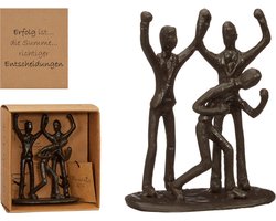 Beeld Sculptuur Succes - Sculptuur van Metaal - Design Sculpturen - Moments of Life - In Giftbox
