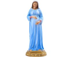 Beeld van de Maagd Maria - Sculptuur van zwangerschap, religieuze resin ornamenten voor katholieke tuin en huisdecoratie