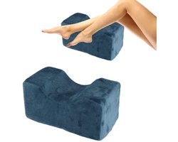 Beenkussen Orthopedisch Kniekussen, Beenverhogingskussen Positioneringskussens, Zachte Spons Flanellen Ondersteuning Wigkussen Om Te Slapen Lezen Chirurgieherstel, 7,9 X 4,3 X 4,3