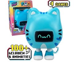 Beep Boop Miao Miao – Je virtuele huisdiertje met emoties, 4 games en 100+ geluiden & animaties - Verzorgen en spelen - Interactief speelgoed