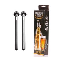 Beer Cooling Sticks for Bottles,Stainless Steel Beer Bottle Cooler Sticks to Keep Drinks Cold,for Men Beer Lovers Beer Coolers 2 Piece Gift Set