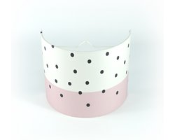 Bees and Bananas - Kinderkamer wandlamp - Roze stippen - Kinderlamp
