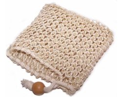 Beesha - Sisal Soap Bag, reis/bewaar zakje