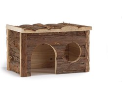 Beeztees Forest Royal Blokhut - Knaagdier - 28x18x16 cm