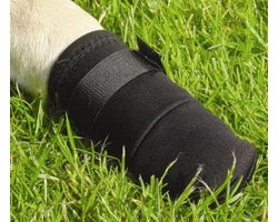 Beeztees Hond Beschermingsschoenen M - Hondensokken - Pootbeschermer - Zwart - 2ST - 18x7x8 CM