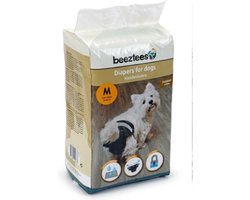 Beeztees - Hondenluier - Zwart - M - 12ST