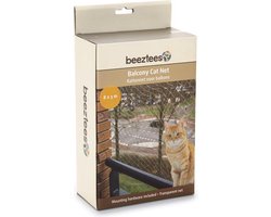 Beeztees - Kattennet - Voor Balkon - Transparant - 8x3 m