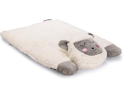 Beeztees Kussen Lama CASTO - Wit - Voor Kat of Kitten - 60 x 40 x 12 cm