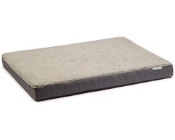 Beeztees memory foam Zira - Hondenkussen - Grijs - 75x50x9cm