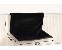 Beeztees Sleepy - Kattenhangmat - Zwart - 46x31x24 cm