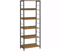 BEGRYF - Boekenkast - elzenkleur - 6 legplanken - 60x30x178 cm