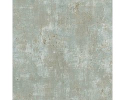 Behang betonlook groen met metallic effect - 1 stuk - fleece - 10,05 m x 0,53 m