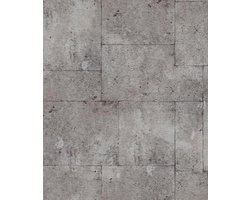 Behang Betonlook - Steen - Industrieel - Grijs - Woonkamer - Slaapkamer - vliesbehang