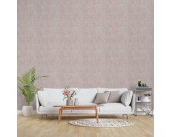 Behang 'dirty' linnen - Behang - Muurdecoratie - Wallpaper - Vliesbehang - Zero - 0,53 x 10,05 M.