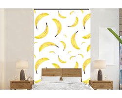 Behang - Fotobehang Bananen - Vruchten - Geel - Breedte 145 cm x hoogte 220 cm