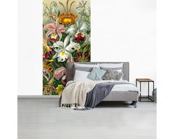 Behang - Fotobehang Design - Bloemen - Planten - Ernst Haeckel - Breedte 120 cm x hoogte 240 cm