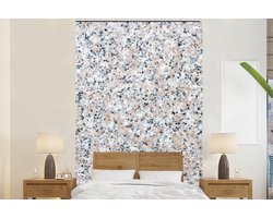 Behang - Fotobehang Graniet - Structuren - Design - Steen - Breedte 160 cm x hoogte 240 cm