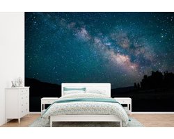 Behang - Fotobehang Sterren - Planeten - Melkweg - Jongens - Meisjes - Kinderen - Breedte 360 cm x hoogte 240 cm