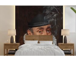 Behang - Fotobehang Willem van Oranje - Kunst - Roken - Breedte 260 cm x hoogte 260 cm