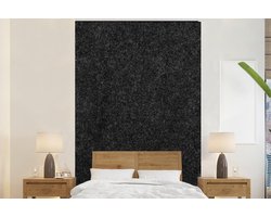Behang - Fotobehang Zwart - Graniet - Design - Steen - Breedte 225 cm x hoogte 350 cm