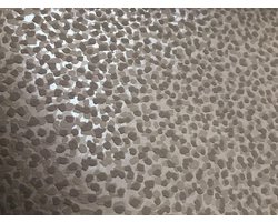 Behang glanzend ecru