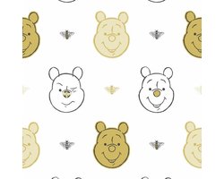 Behang Kinderkamer - Behang Babykamer - Behangpapier - Winnie de Poeh - Kids@home - 0.53 x 10 m.