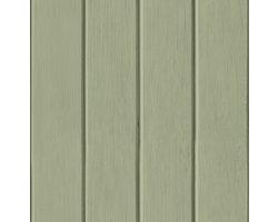 Behang - Lambrisering Houtlook - Groen - Planken - Scandinavisch - Slaapkamer - Vliesbehang - 0,53 x 10,05 M - Happy