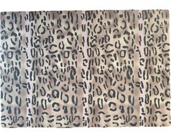 Behang Leopard print Brown