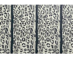 Behang Leopard print green