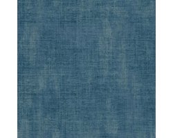 Behang linnen structuur - grove linnenlook - blauw - Vliesbehang - Textiel - Assorti 2022-2024 - 0,53 x 10,05 M.
